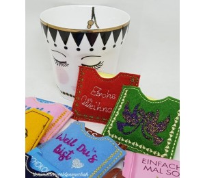 ITH Stickserie - Mini Hüllen mit Sprüchen